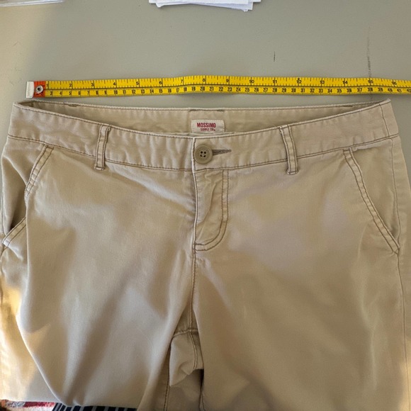 Mossimo Supply Co Fit 6 Khaki Chinos Straight Leg Size 9‎ Pre-owned - Picture 7 of 9